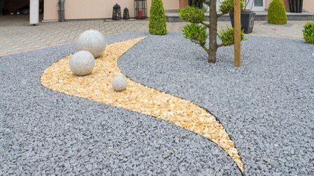 How to Set Up Garden Spheres Stones